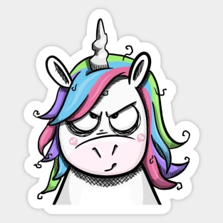 Sweet and Savage Unicorn Sticker